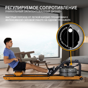 Гребной тренажер Apollo Plus BT