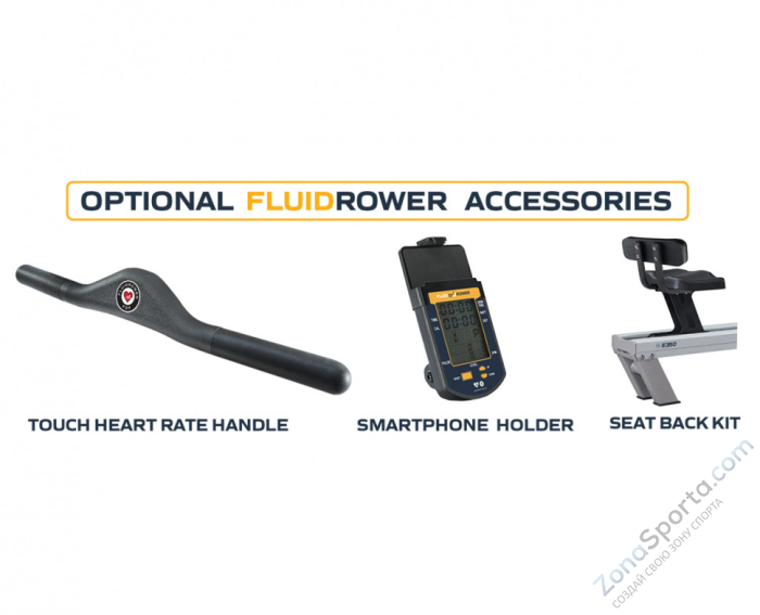 Гребной тренажер Fluid Rower Evolution E550