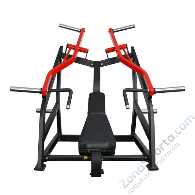 Грудной жим наклонный на свободных весах Protrain 8212