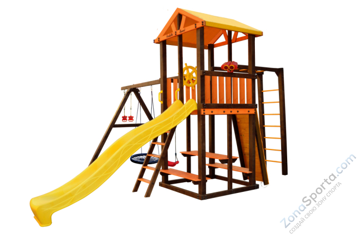 Игровой комплекс Perfetto sport Bari-7 + качели Паутина