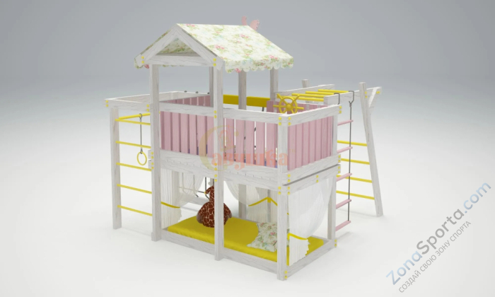 Игровой комплекс Савушка Baby 4 розовый