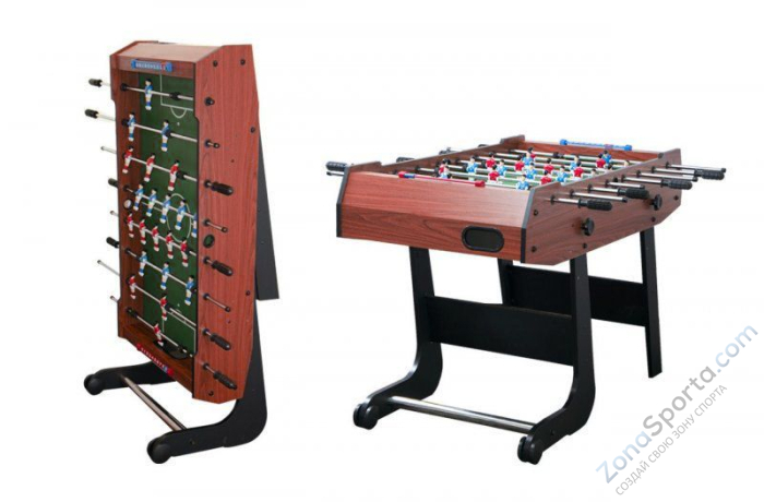 Игровой стол - футбол складной Maccabi Mini (махагон)