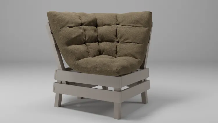 Кресло деревянное угловое Savushka Type-YD