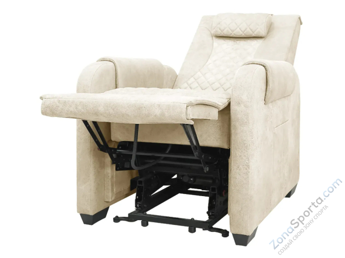 Кресло-реклайнер электрический с подъемом и массажем Fujimo Lounge Up Ваниль