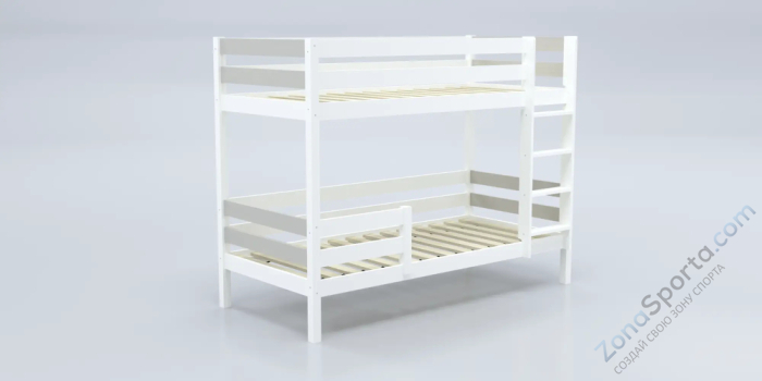 Кровать детская двухъярусная Савушка-01 90х200 серая