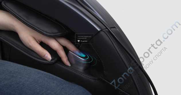 Массажное кресло Ergonova ErgoLine 4 Black Grey