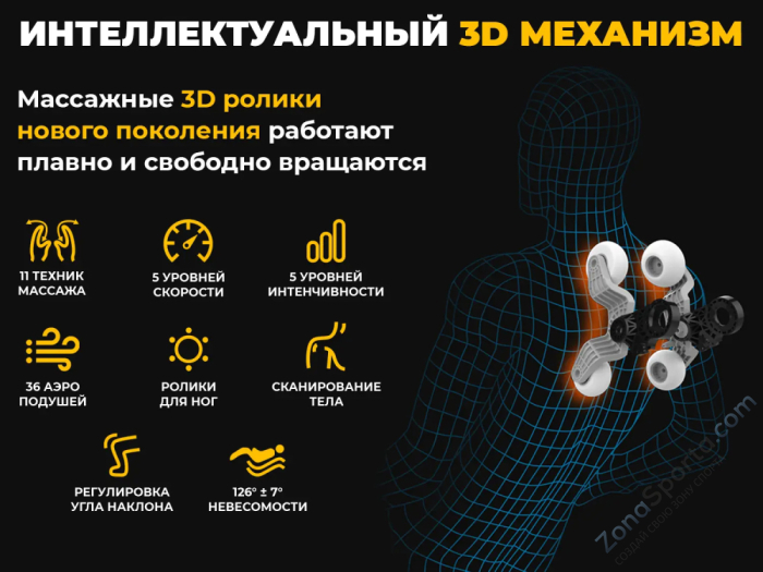 Массажное кресло Fujimo Joypal Эспрессо