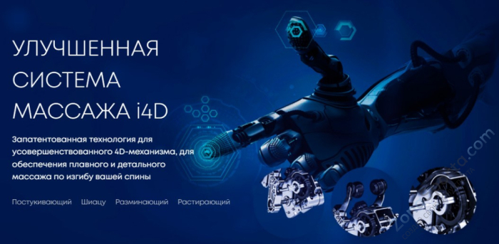 Массажное кресло iMassage Inspiration 2 Gold/Brown