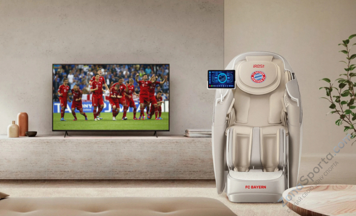 Массажное кресло iRest V8 Licensed by FC Bayern München