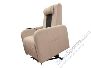 Массажное кресло реклайнер с подъемом Fujimo Synergy Lift Full Kingchair F3005 FLFK Ваниль (Sakura 4)
