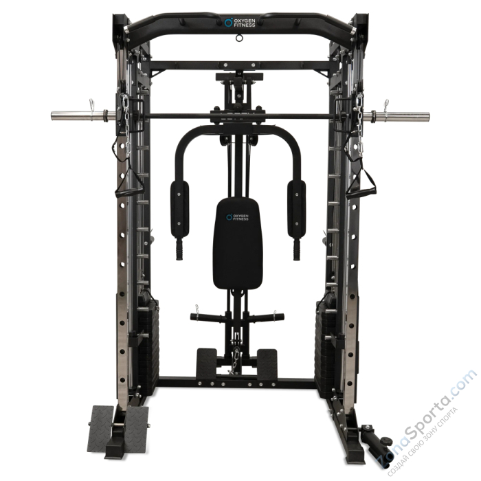 Многофункциональный силовой комплекс со встроенными весовыми стеками Oxygen Fitness Lorry