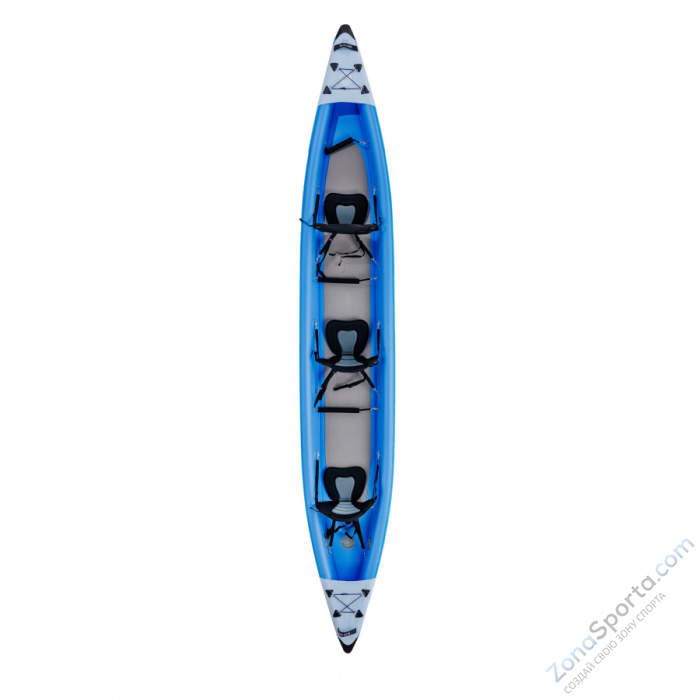 Надувной каяк трехместный Blau See Whale-3 Премиум