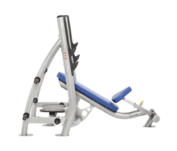 Олимпийская скамья с держателями дисков Hoist CF-3172