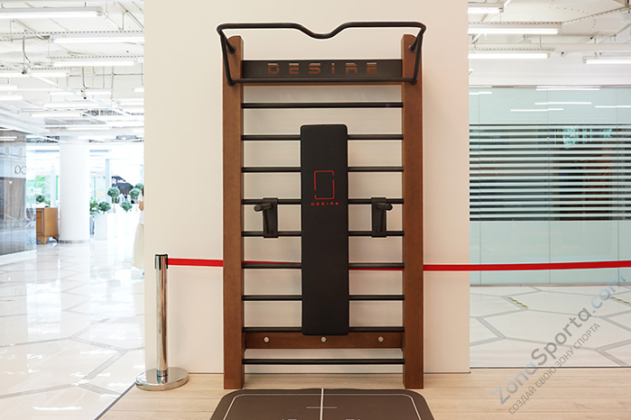 Шведская стенка с брусьями и скамьей Desire Eco Classic