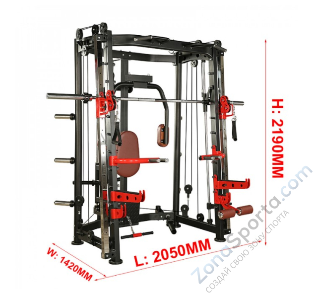 Силовая станция на базе Машины Смита Apex Intense F601