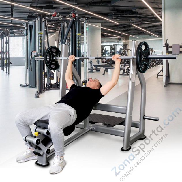 Скамья для жима с положительным углом наклона Protrain 61A38