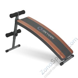 Скамья Oxygen Arc Sit Up Board изогнутая для пресса