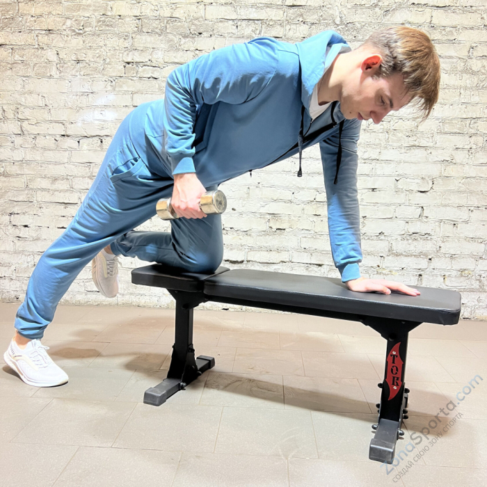 Скамья горизонтальная домашняя складная DEXsport ASD-0150-TOR