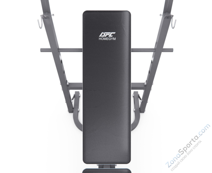 Скамья со стойками под штангу DFC D701