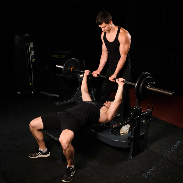 Скамья-стойка домкратная для жима лежа со страховочными упорами Olimpic Bench Tangen A3146