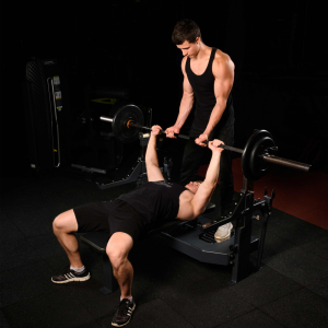 Скамья-стойка домкратная для жима лежа со страховочными упорами Olimpic Bench Tangen A3146