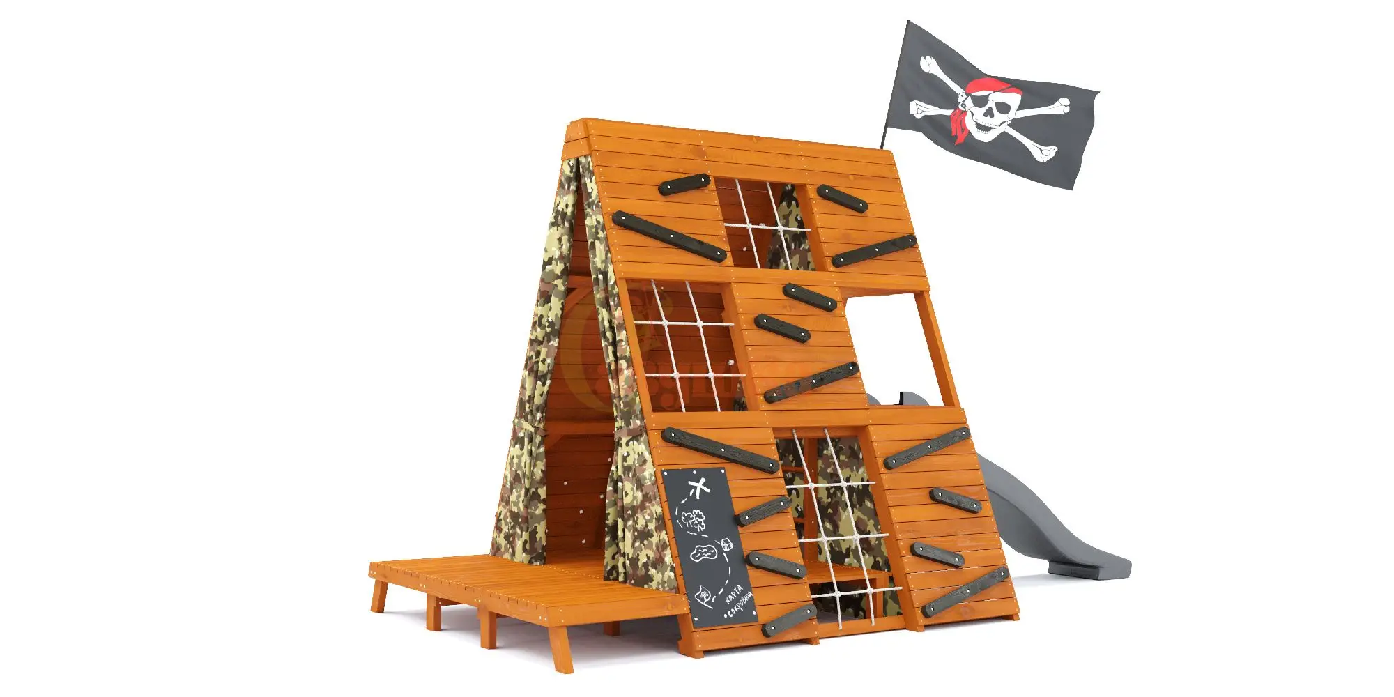 Спортивный домик Савушка База-3 (Милитари)