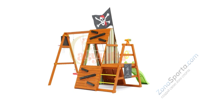 Спортивный домик Савушка База Mini - 2 с качелями