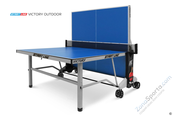 Стол теннисный Victory 6 Всепогодный Синий