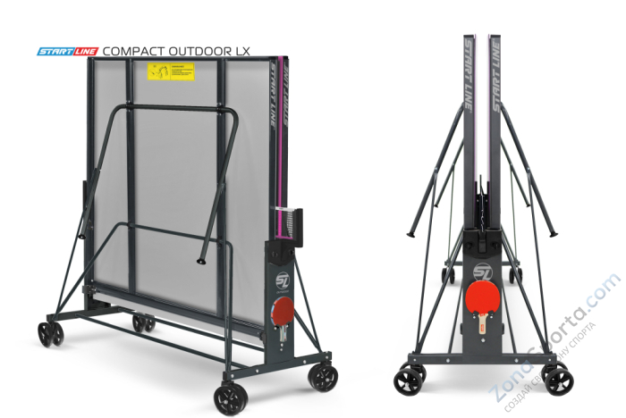 Стол теннисный Start Line Compact-2 LX Всепогодный Black