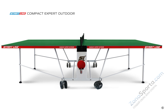 Стол теннисный Start Line Compact Expert 6 Всепогодный Зелёный Стол теннисный Start Line Compact Expert 6 Всепогодный Зелёный