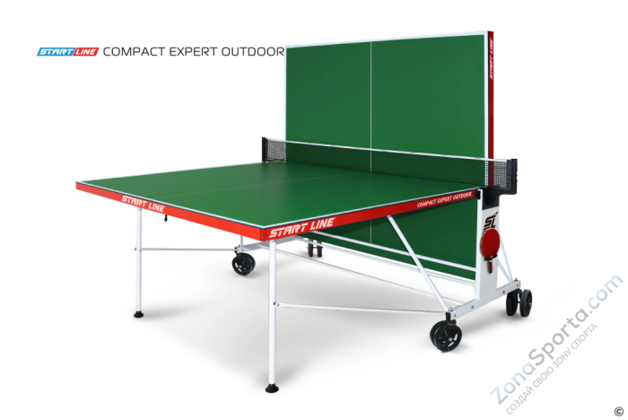 Стол теннисный Start Line Compact Expert 6 Всепогодный Зелёный Стол теннисный Start Line Compact Expert 6 Всепогодный Зелёный