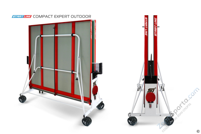 Стол теннисный Start Line Compact Expert 6 Всепогодный Зелёный Стол теннисный Start Line Compact Expert 6 Всепогодный Зелёный