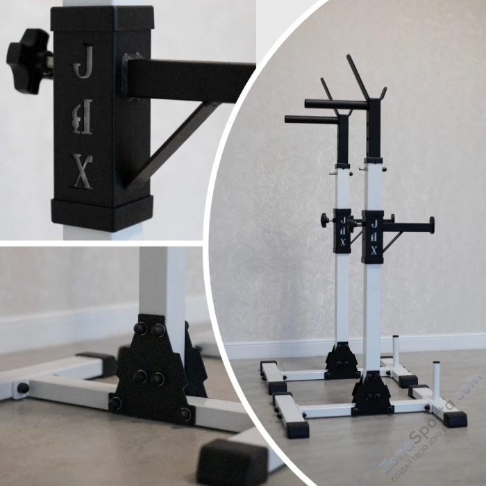 Стойка для штанги универсальная домашняя DEXsport ASD-0140-JAX