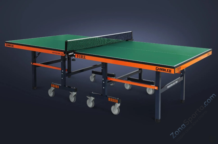 Теннисный стол Gambler Fire green