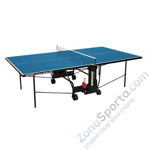 Всепогодный теннисный стол Donic Outdoor Roller 600 синий