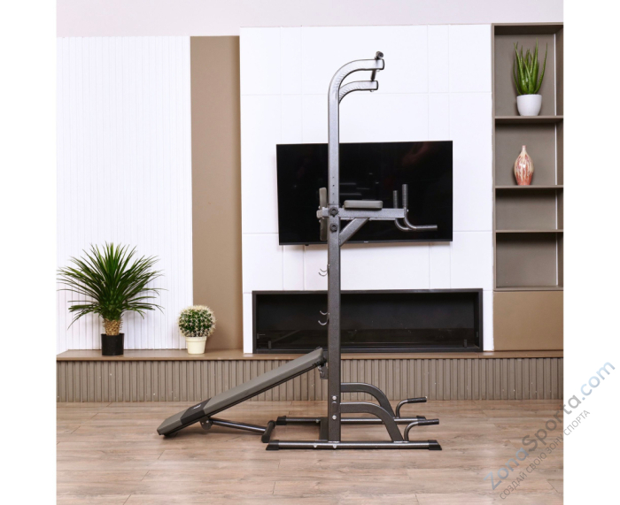 Турник-брусья с прямой скамьей DFC G-series