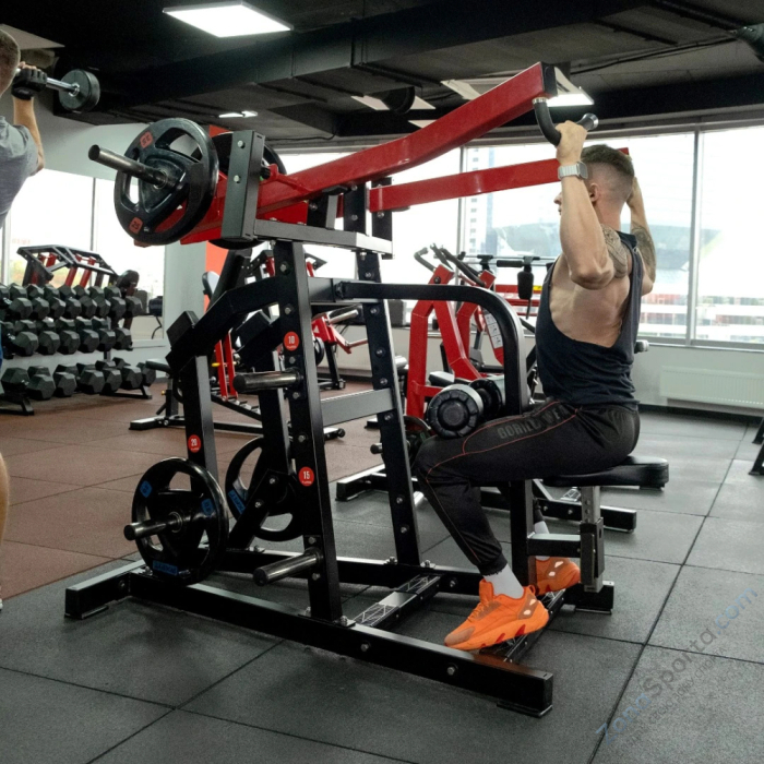 Тяга верхнего блока на свободных весах Protrain PP102