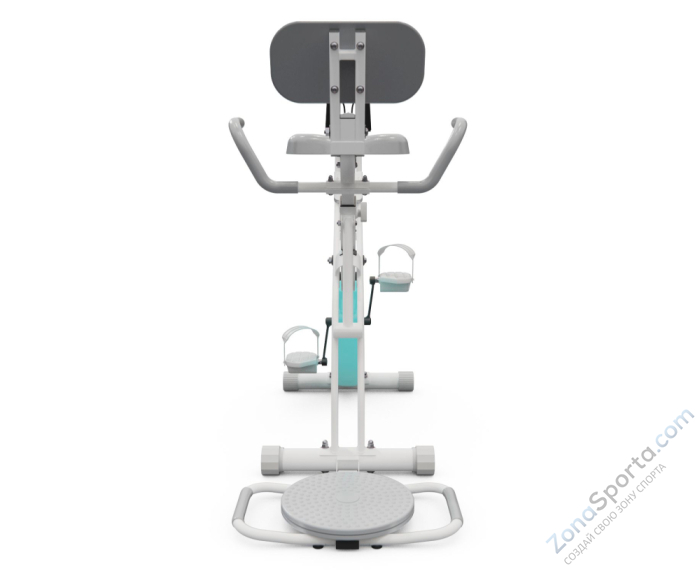 Велотренажер X-Bike DFC DavCreator Max PRO, бело-голубой