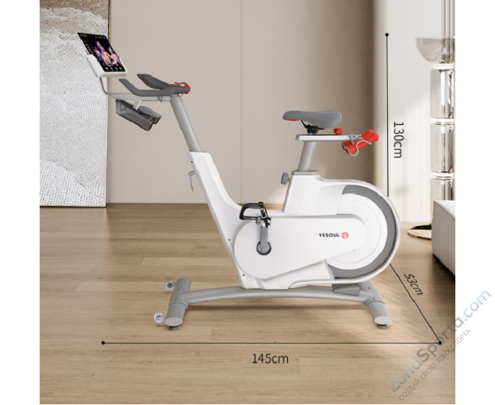 Велотренажер Yesoul Smart Spinning bike V1 белый