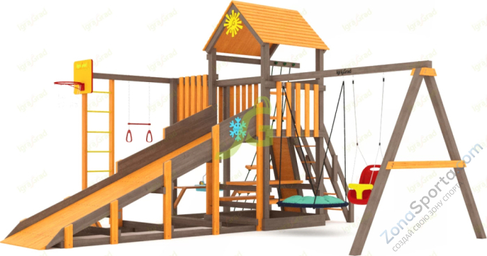 Всесезонная площадка IgraGrad С с балконом мод.1 SF