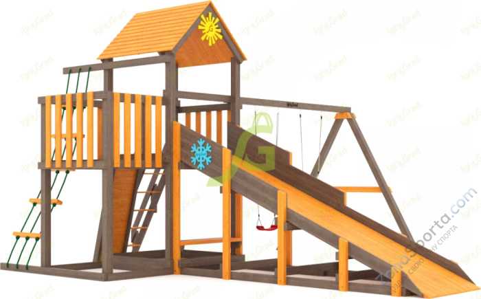 Всесезонная площадка IgraGrad С с балконом SF