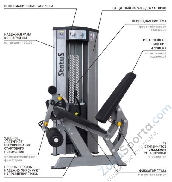 Жим Ногами Горизонтальный DK-Sport A324S Жим Ногами Горизонтальный DK-Sport A324S