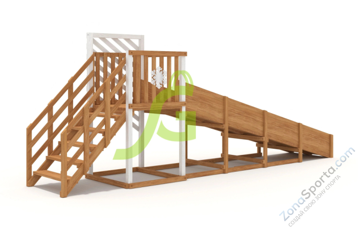 Зимняя горка IgraGrad Snow Fox скат 5 м мод.2