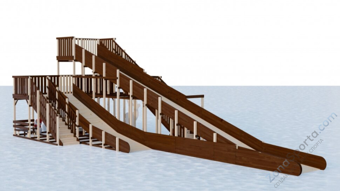 Зимняя горка Самара