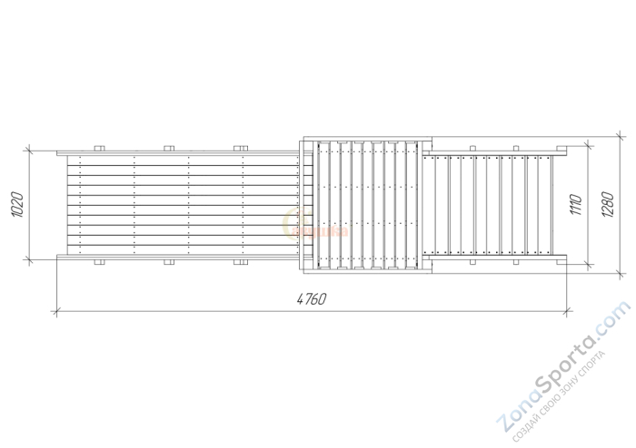 Зимняя горка Савушка Зима 1