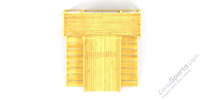 Зимняя горка Савушка Зима Wood-4