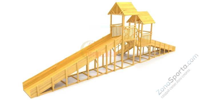 Зимняя горка Савушка Зима Wood 7/4